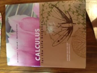 calculus for the life sciences 1st edition marvin l bittinger 1256835706, 978-1256835707