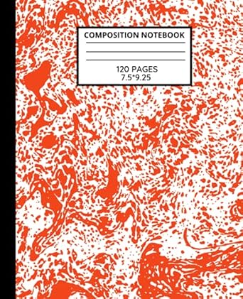 marble composition notebook pretty wide ruled note paper notebook journal blank lined workbook for kids girls