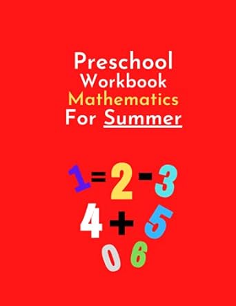 preschool workbook mathematics for summer workbook summer activity book for kids mathematics activity book