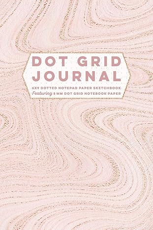 dot grid journal 6x9 dotted notepad paper sketchbook featuring 5 mm dot grid notebook paper blank dot matrix