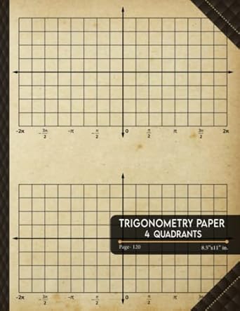 trigonometry paper 4 quadrants grunge vintage old paper background cover design journal self teaching