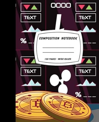 cryptocurrency and bitcoin enthusiast s wide ruled composition notebook crypto design composition notebook
