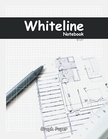 whiteline notebook graph paper squared grid white lined sketchbook for engineering drawing architectural