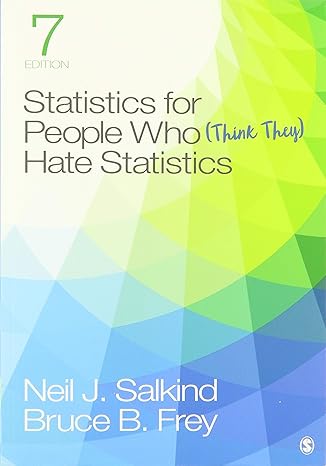 bundle salkind statistics for people who hate statistics 7e + salkind statistics for people who hate