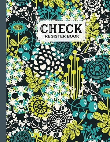 check register book cute skulls cover check register book a simple checking account transaction register 120