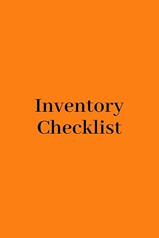 inventory checklist discover your total products 1st edition segun james b0cm8tcqwn