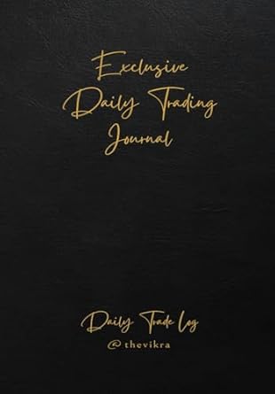 exclusive daily trading journal the vikra daily trading journal log high quality 6 69 x 9 61 size pages