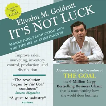 its not luck marketing production and the theory of constraints 1st edition eliyahu m goldratt ,rick adamson