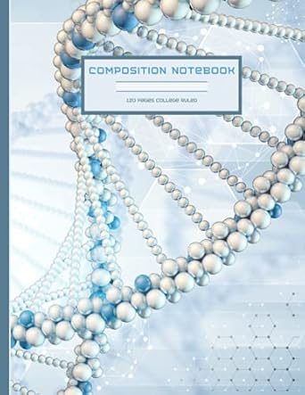 composition notebook anatomy dna science composition notebook journal diary 120 pages collage ruled paper