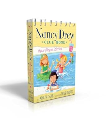 nancy drew clue book mystery mayhem collection books 1 4 pool party puzzler last lemonade standing a star