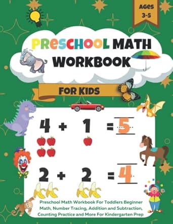preschool math workbook for kids ages 3 5 preschool math workbook for toddlers beginner math number tracing