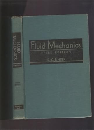 fluid mechanics 3rd edition r c binder b0000cjbyk