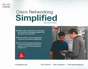 cisco networking simplified 1st edition neil anderson ,paul l della maggiora ,jim doherty 1587201992,