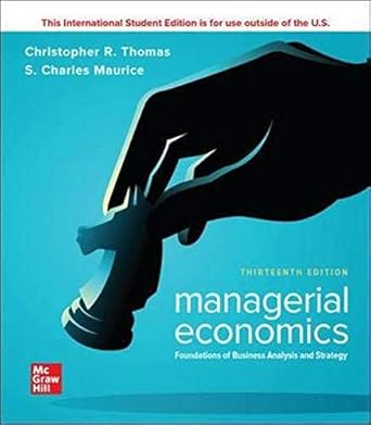 managerial economics 1st edition christopher thomas ,s charles maurice 1260565548, 978-1260565546