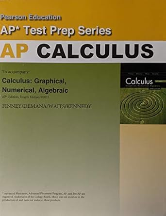 title preparing for calculus ap exam 1st edition finney ,demana ,waits ,kennedy 0132711214, 978-0132711210