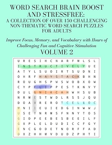 brain boost a collection of over 150 challenging non thematic word search puzzles for adults volume 2 improve