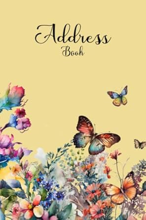 address book butterflies small address book with 312 spaces 1st edition mary mary b0c5ptlv5s