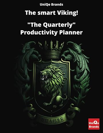 the quarterly productivity planner the smart viking uniqe brands 1st edition wolf schoettner b0cgyy82g5