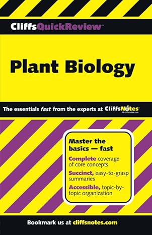 cliffsquickreview plant biology 1st edition patricia j. rand 9780764585609