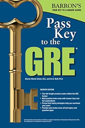 pass key to the gre 7th edition sharon weiner green m.a. ,ira k. wolf ph.d. 1438002157, 978-1438002156