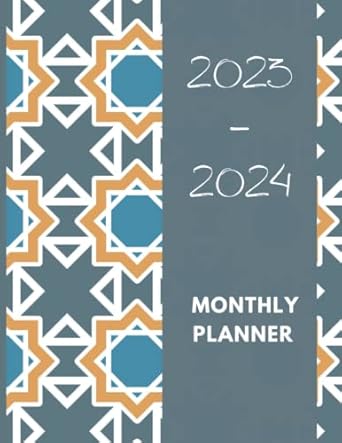 2023 2024 monthly planner 2 year monthly planner calendar agenda organizer diary 1st edition vovane 2 year