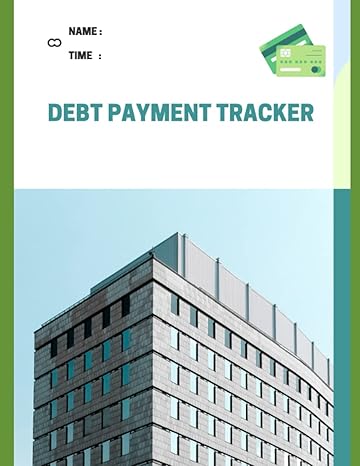 debt payment tracker 1st edition donnie van b0b6l4sl8j