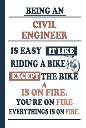 civil engineer gifts civil engineer composition notebook / planner / diary / journal / ruled size 6x9 inches