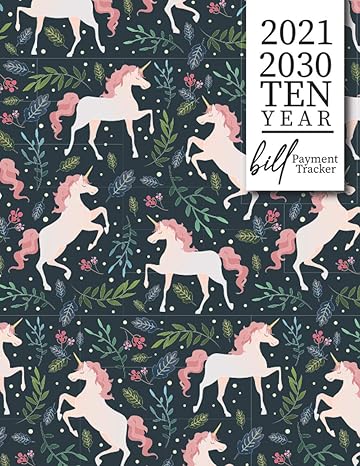 ten year bill payment tracker organize and plan for yearly and monthly bill pay reminder with calendar for