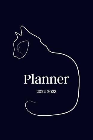 planner 2022 2023 agenda for cat lovers gift for cat mom cat dad cat owner cat sitter calendar weekly and