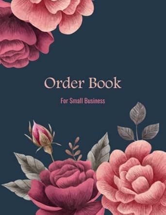 order book customer order form with order log section for online business purchase order form for home based