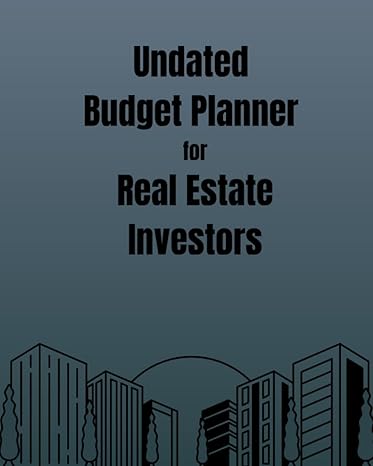 undated budget planner for real estate investors 1st edition flip click b0c9s3hqh8