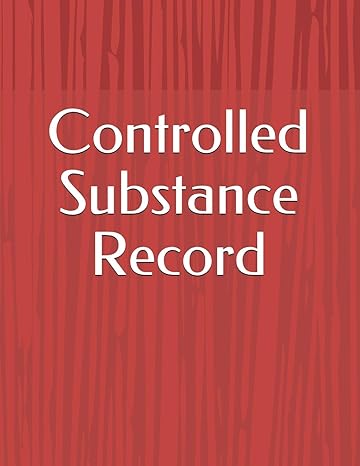 controlled substance record 1st edition june zander 1702825922, 978-1702825924