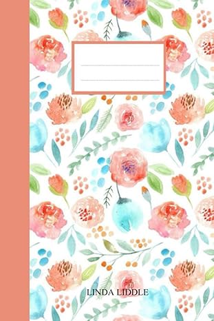 cute wide ruled notebook paper 1st edition linda liddle b0cfzfvq5s
