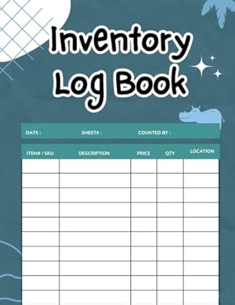 inventory log book inventory book for small business and home 130 page in 8 5 x 11 1st edition mantanote