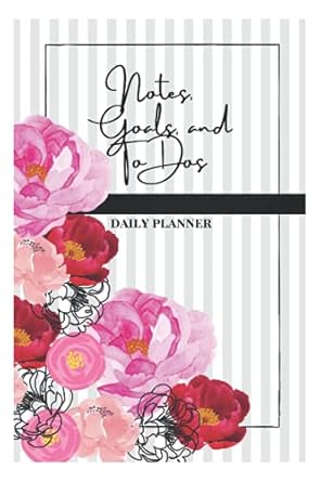 notes goals and to dos daily planner to do list and goal setting journal gift motivational notebook with