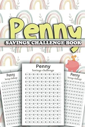 penny savings challenge book from small steps to $10 000 achieve big financial goals with motivating quotes