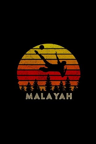 malayah name gift personalized football notebook planner checklist journal for soccer sport lovers gym a