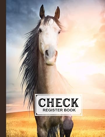 check register book check register book brown horse cover check and debit card register 120 pages size 8 5 x