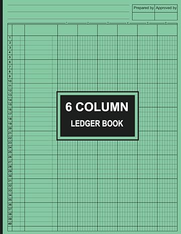 6 column ledger book income and expense ledger book for small business and personal finance columnar pad