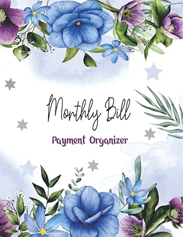 monthly bill payment log book monthly bill tracker notebook monthly bills planner monthly bills organizer and