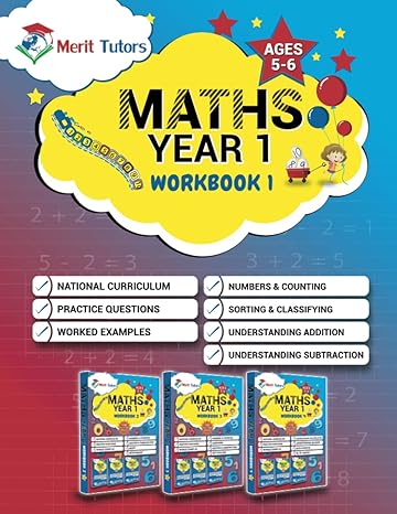 maths year 1 workbook 1 a fun and interactive workbook for kids 1st edition merit tutors 979-8393801502