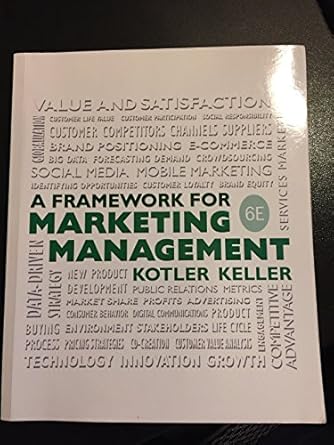 framework for marketing management 6th edition philip kotler ,kevin keller 0133871312, 978-0133871319