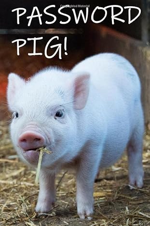 password pig a helpful password organizer 1st edition c e fry 979-8666562062