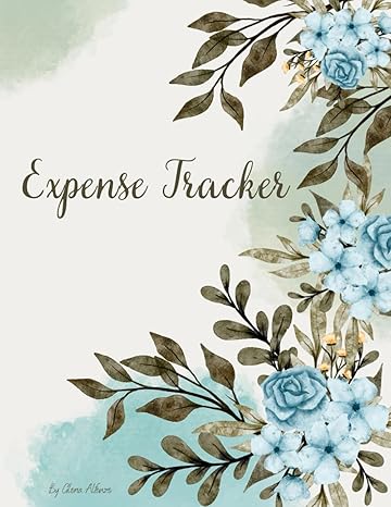 daily expense tracker notebook floral daily 120 pages size 8 5x11in organizer income and expense log book