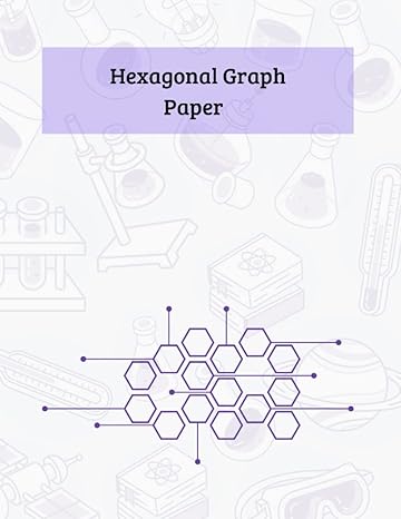 hexagonal graph paper organic chemistry ideal for chemistry notes college students 100 pages 8 5x11 1st