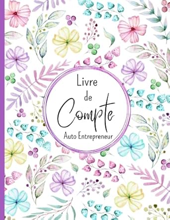 livre de compte auto entrepreneur cahier de comptabilite pour micro entreprise autoentrepreneur registre