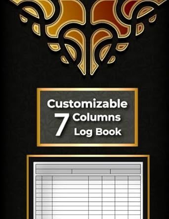 customizable 7 columns log book daily log book for small business comprehensive 7 column log book designed