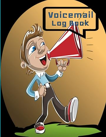 voicemail log book this notebook is perfect for the office and your employees this is great for the person