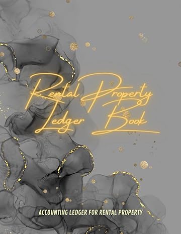 rental property ledger book accounting ledger for rental property rental property management ledger rental