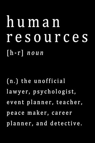 human resources notebook funny human resources gifts blank journal hr quotes gift for manager/boss 6 x 9 inch